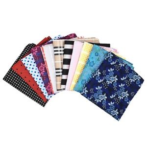 Mens Set of 11 Dot Plaid Floral Pocket Squares